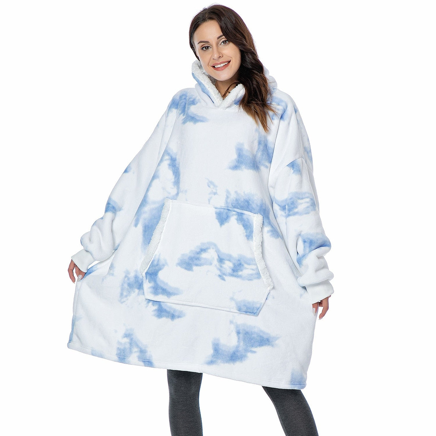 Malia - Cálida Hoodie-Manta Cómoda