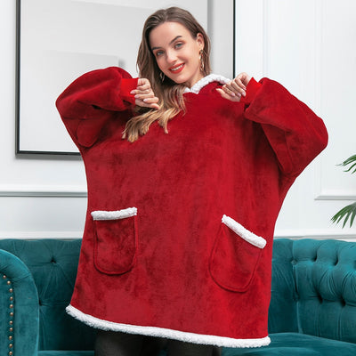Malia - Cálida Hoodie-Manta Cómoda