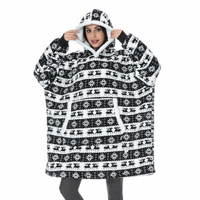 Malia - Cálida Hoodie-Manta Cómoda