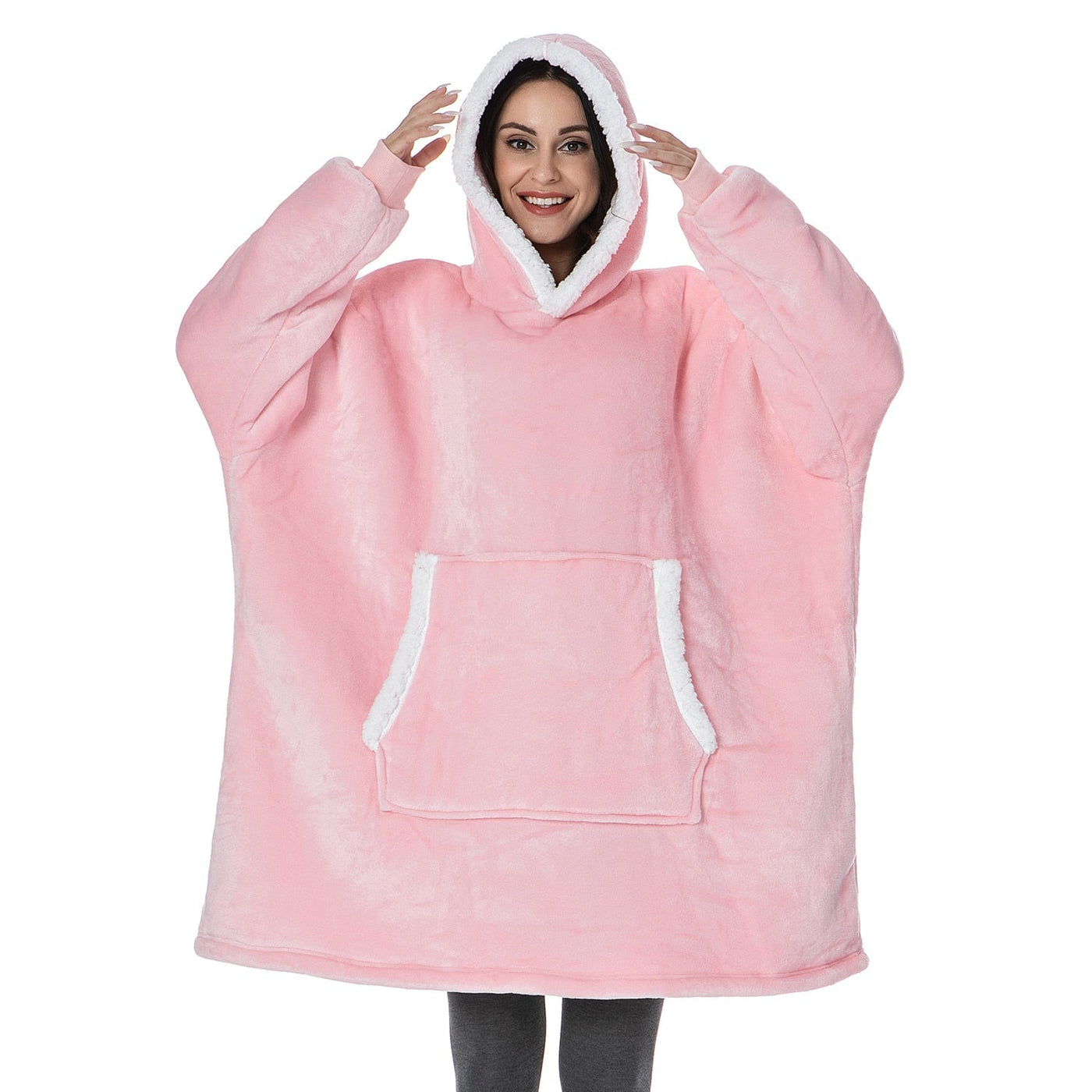 Malia - Cálida Hoodie-Manta Cómoda