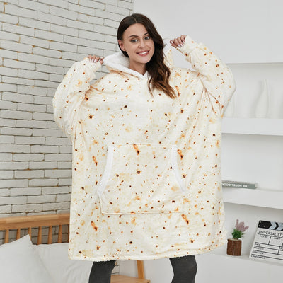Malia - Cálida Hoodie-Manta Cómoda
