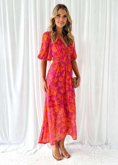 Kathy – Vestido Largo con Cuello en V