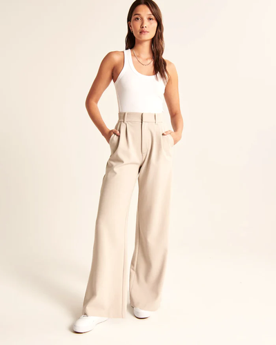 Amelia - Pantalones modernos con pierna ancha