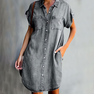 Daphné – Vestido de denim elegante