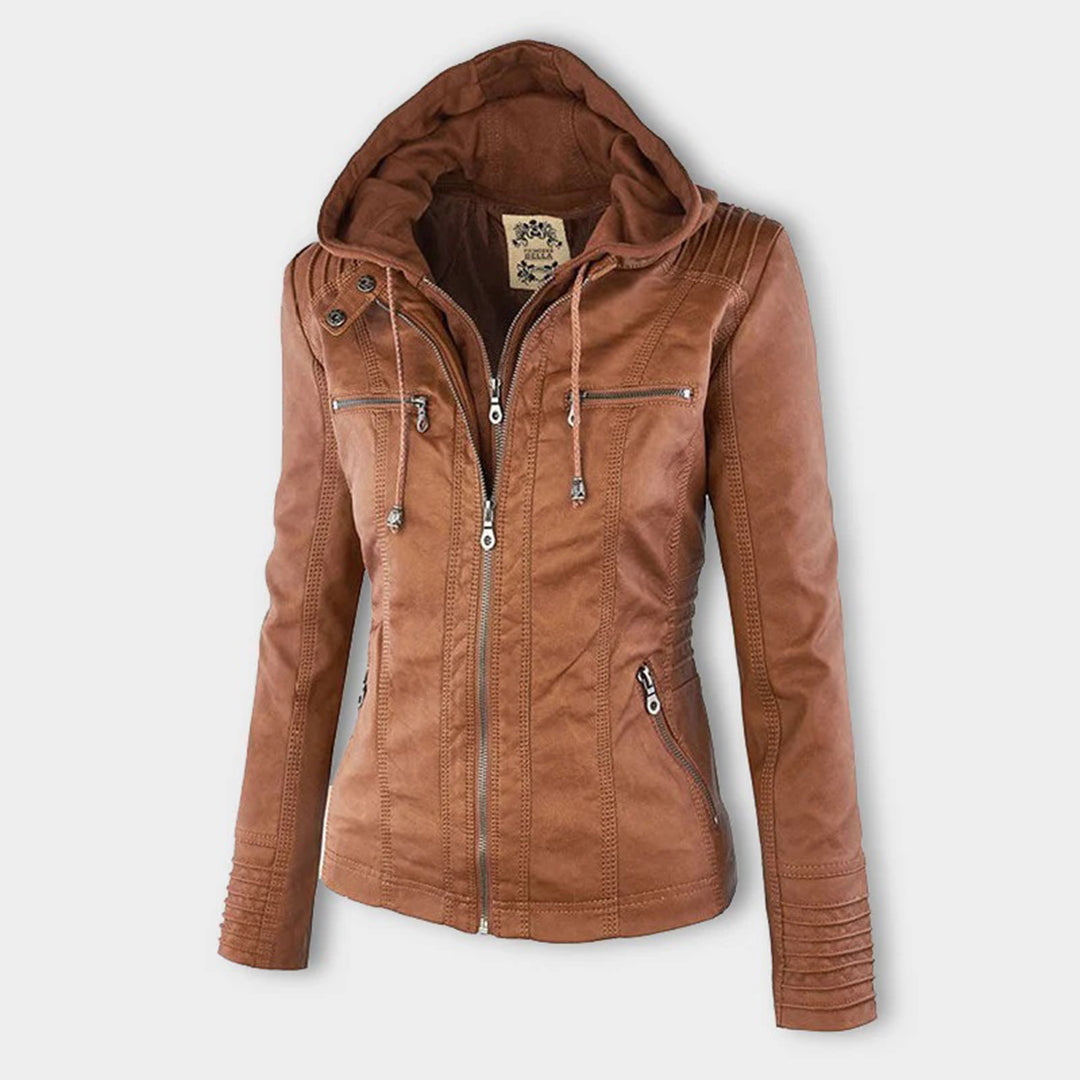 Groove - Cómoda Chaqueta Impermeable Mujer Elegante