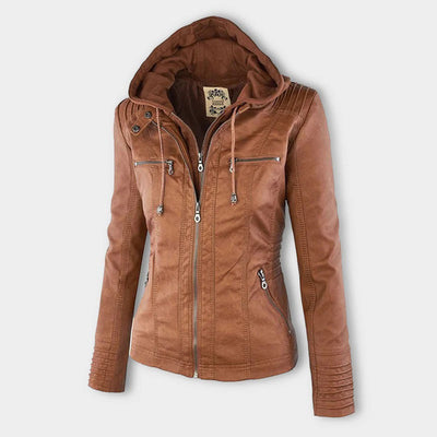Groove - Cómoda Chaqueta Impermeable Mujer Elegante