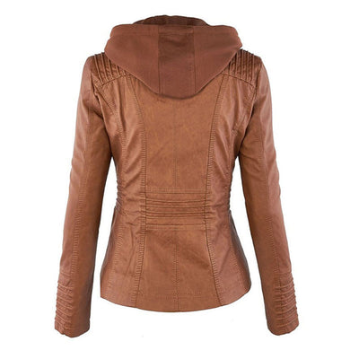 Reyna - Robusta chaqueta de cuero para mujeres