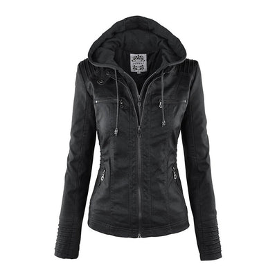 Reyna - Robusta chaqueta de cuero para mujeres