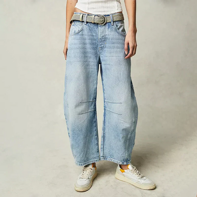 Beatrice - Jeans cómodos con pierna ancha