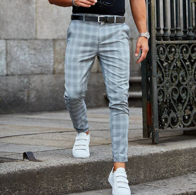 Ausnel - Pantalones Modernos de Corte Diamante