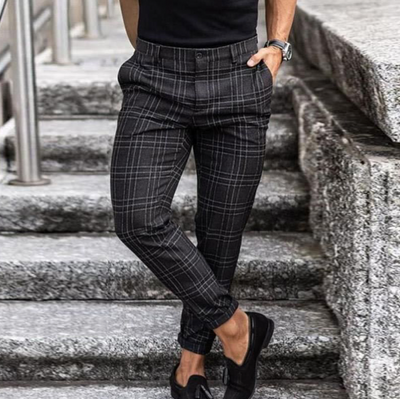 Ausnel - Pantalones Modernos de Corte Diamante