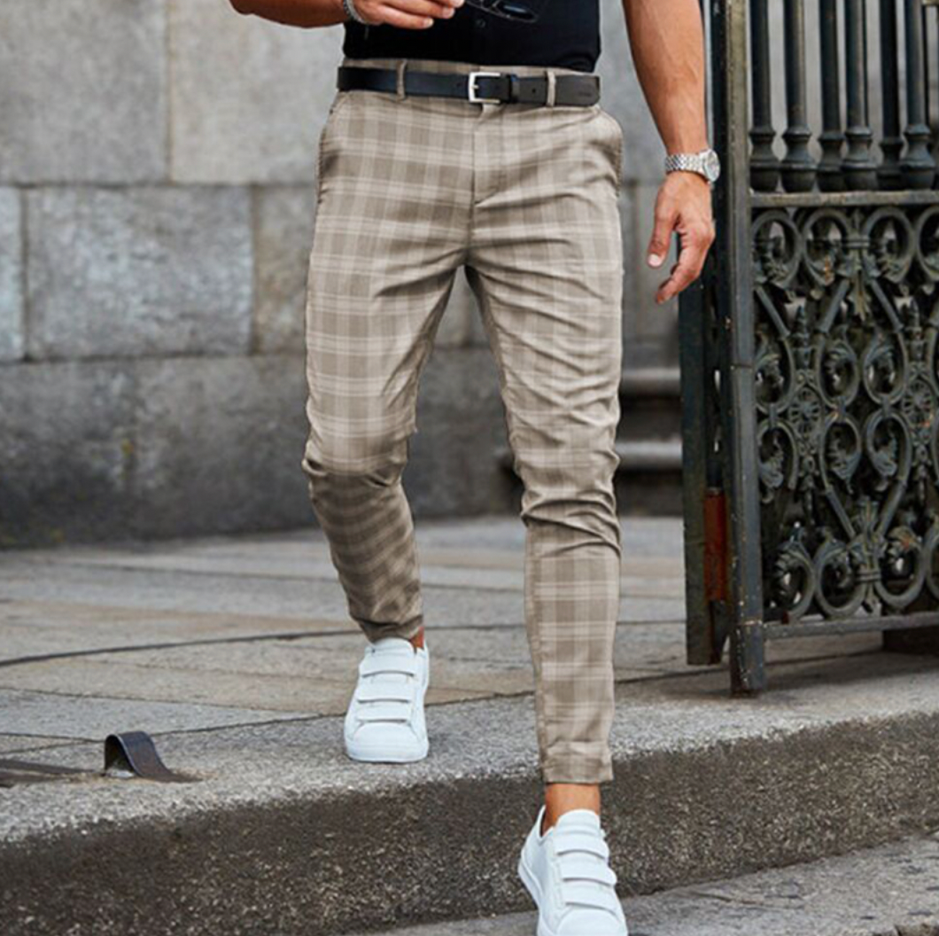 Ausnel - Pantalones Modernos de Corte Diamante