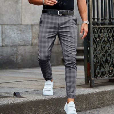 Ausnel - Pantalones Modernos de Corte Diamante