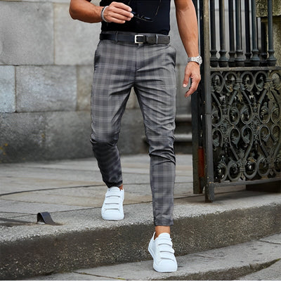 Jefferson - Chinos cortos con cuadros para hombres