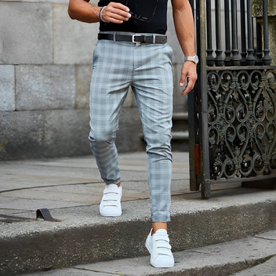 Jefferson - Chinos cortos con cuadros para hombres