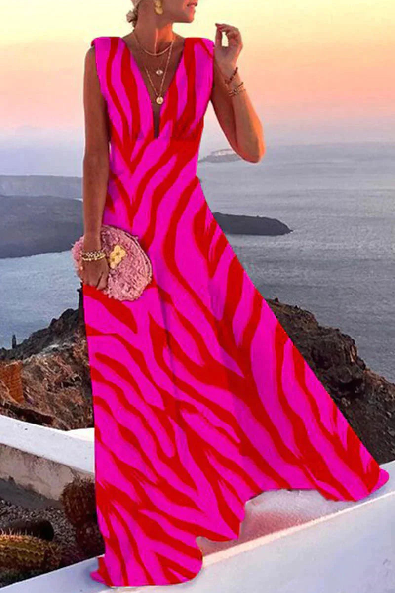 Maine - Vestido de Verano Estampado y Versátil