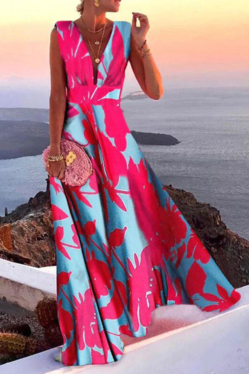 Maine - Vestido de Verano Estampado y Versátil