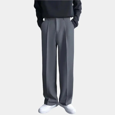 Emil – Pantalones anchos para hombre con pliegues