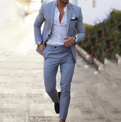 Mikael - Conjunto de Blazer y Pantalón Versátil para un Estilo Moderno