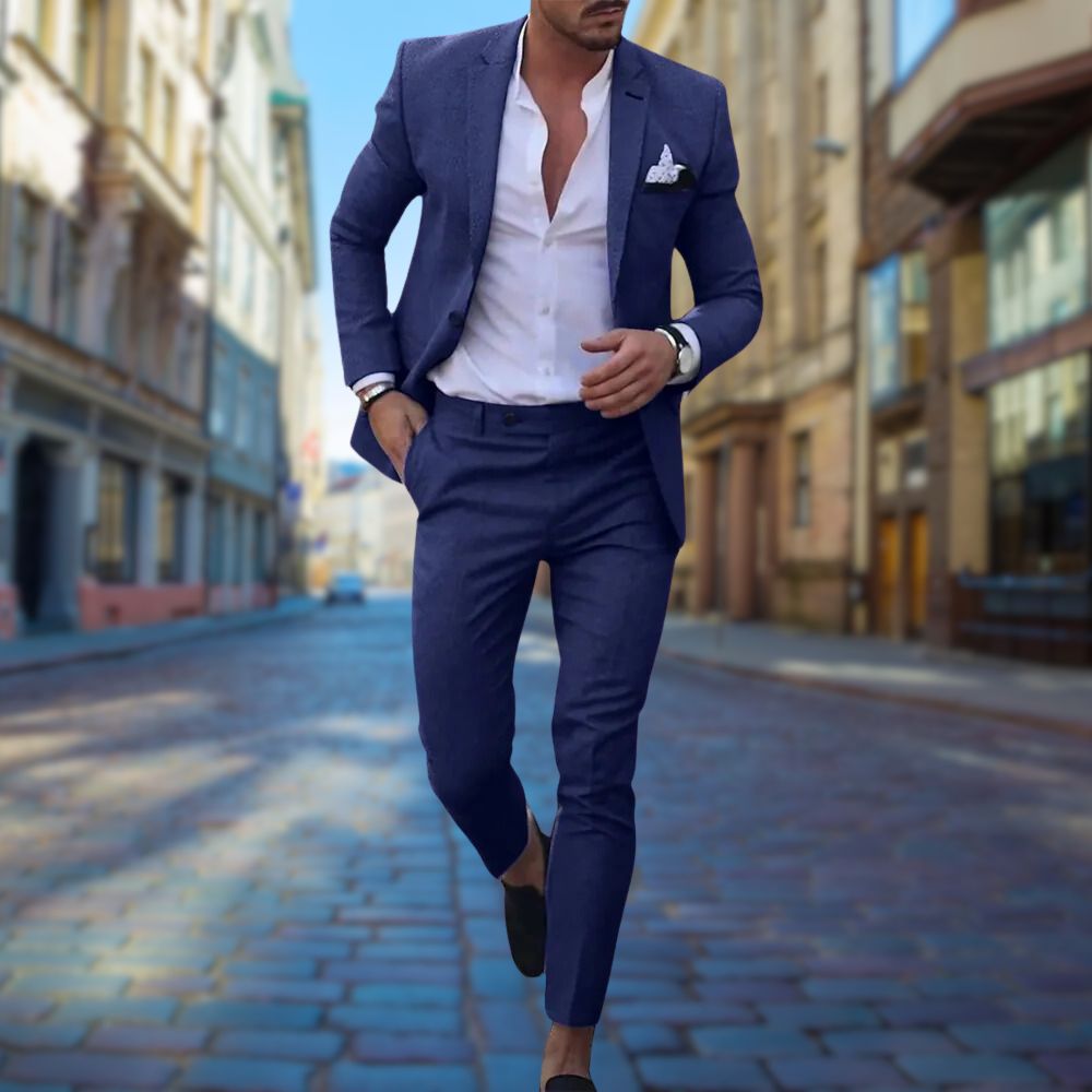 Leo - Moderno Slim Fit Traje para Hombres