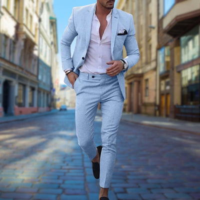 Leo - Moderno Slim Fit Traje para Hombres