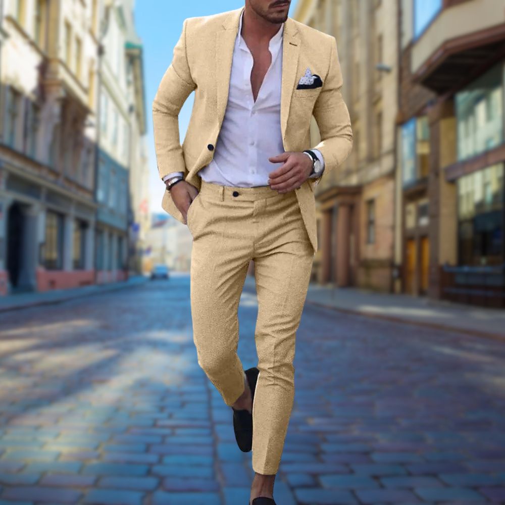 Leo - Moderno Slim Fit Traje para Hombres