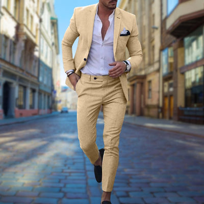 Leo - Moderno Slim Fit Traje para Hombres