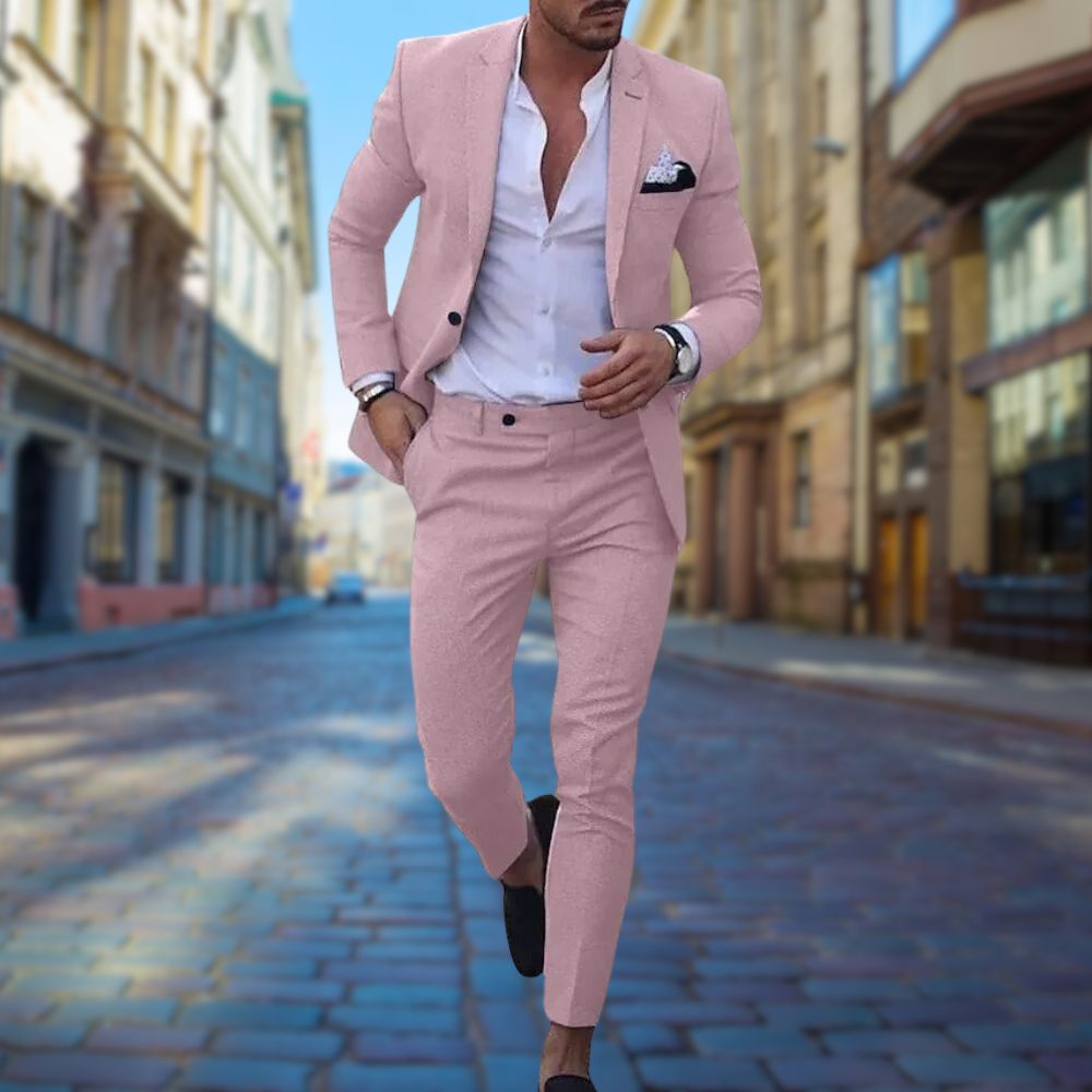 Leo - Moderno Slim Fit Traje para Hombres