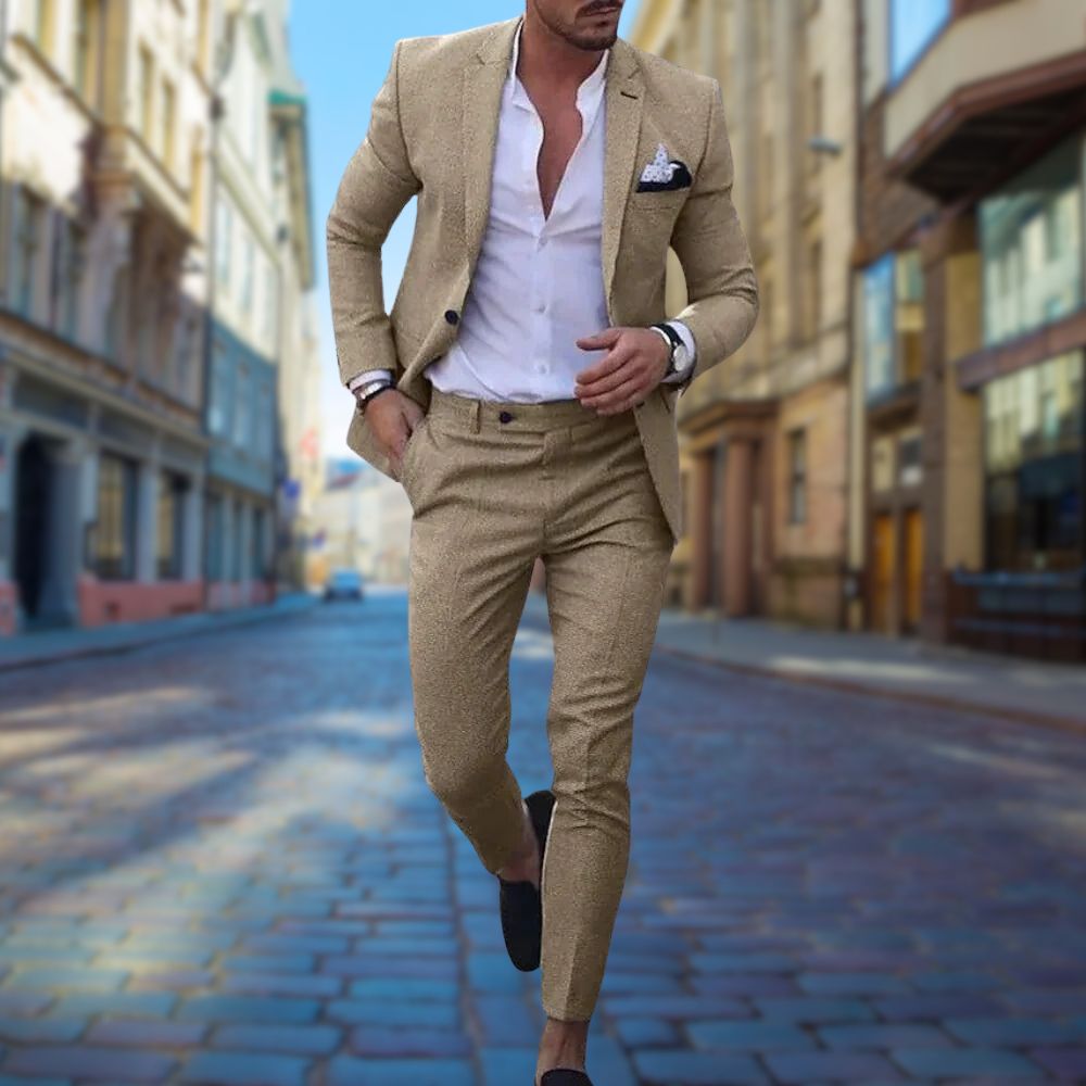 Leo - Moderno Slim Fit Traje para Hombres