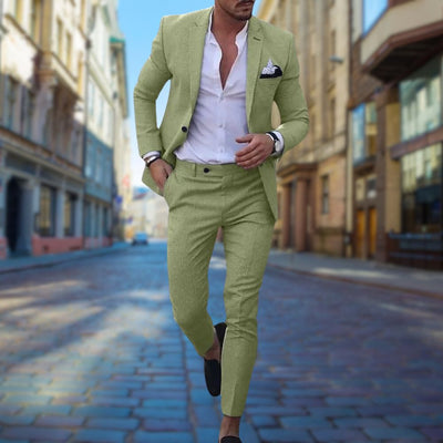 Leo - Moderno Slim Fit Traje para Hombres