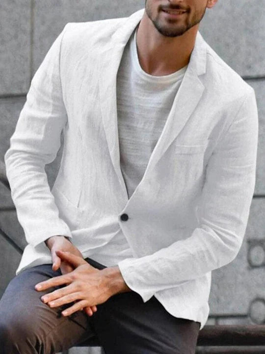 Mario - Blazer Moderno de Lino