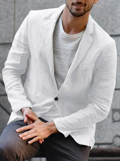 Mario - Blazer Moderno de Lino