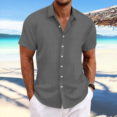 Troy - Camisa Clásica de Botones