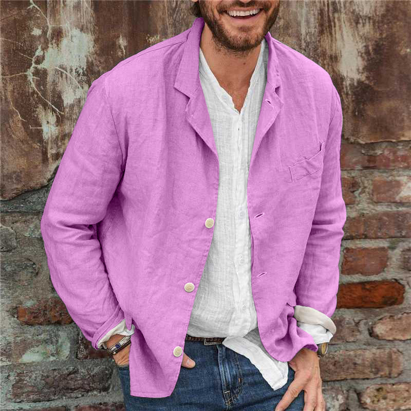Karim - Ligero Blazer de Lino para Hombres