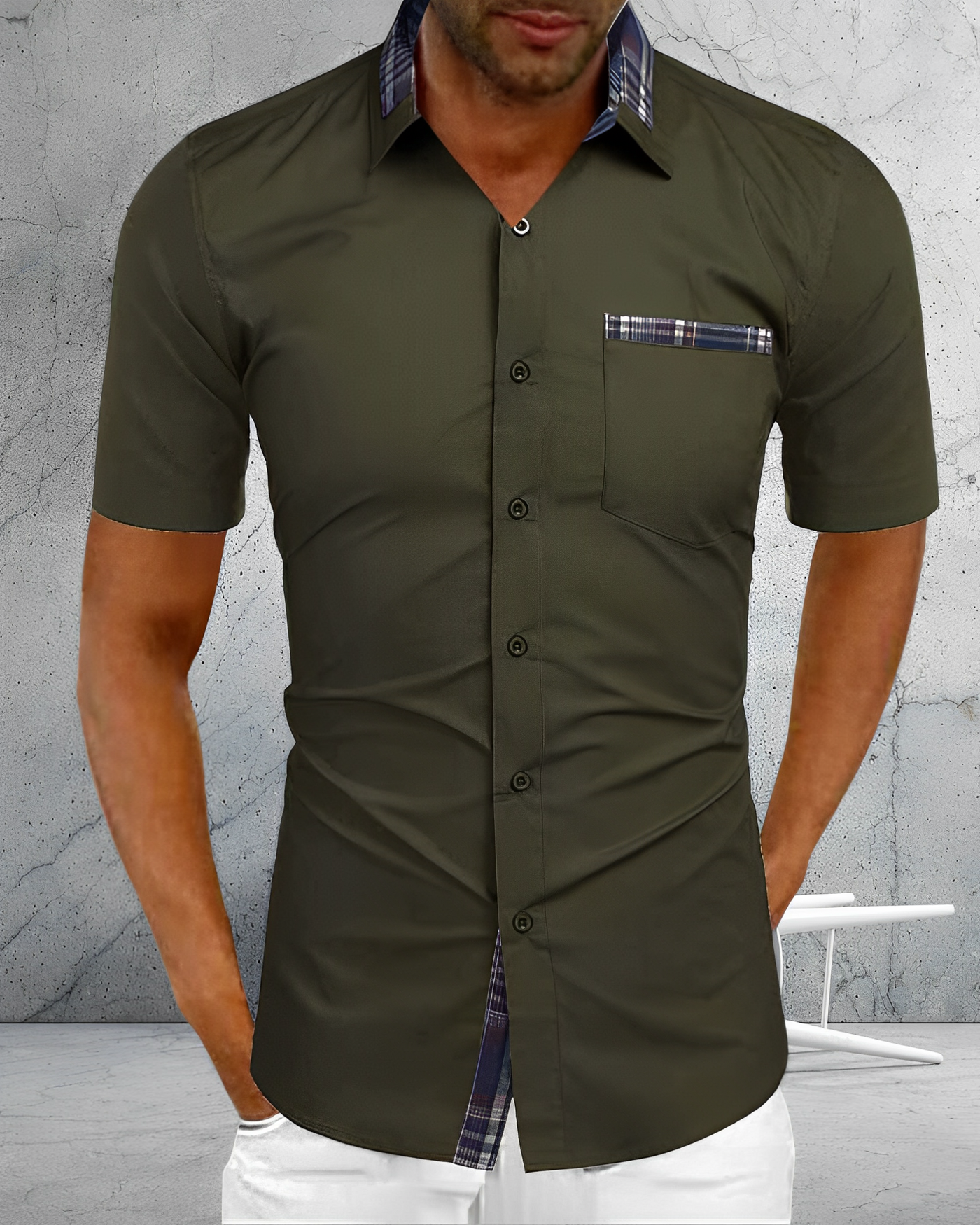 Theo – Camisa de Manga Corta para Hombre