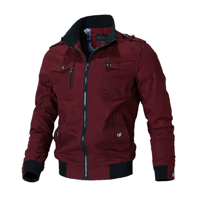 Grover - Chaqueta bomber a prueba de viento para noches templadas