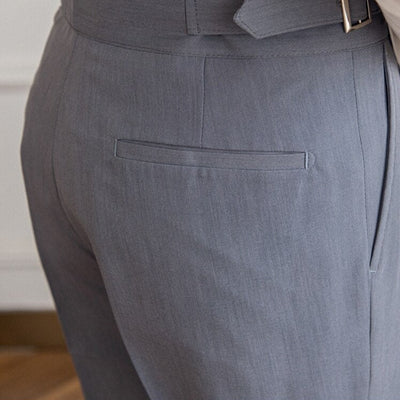 Bronson – Pantalón casual con hebilla ajustable para hombres