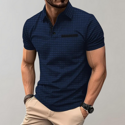 Jamison - Polo Slim-Fit con Cuadros para Hombres