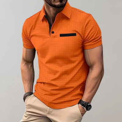 Jamison - Polo Slim-Fit con Cuadros para Hombres