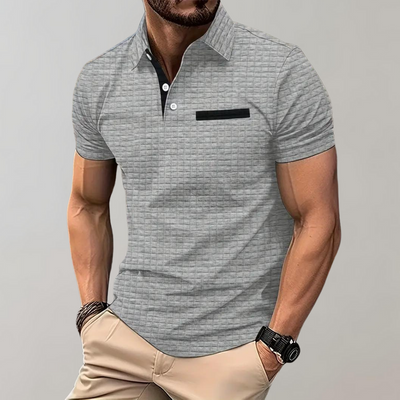 Jamison - Polo Slim-Fit con Cuadros para Hombres