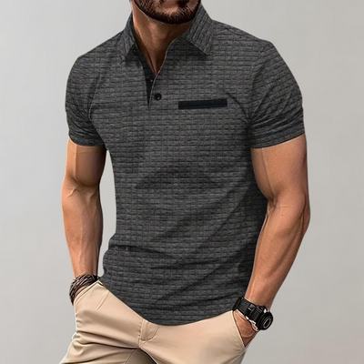 Jamison - Polo Slim-Fit con Cuadros para Hombres