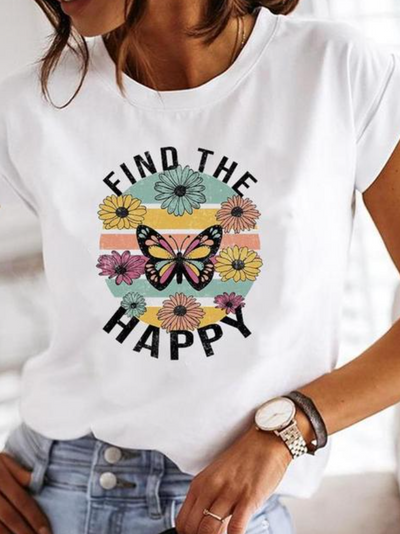 Kizzia - Camiseta Estampada Audaz y Ligera