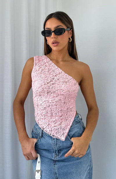 Luise - Top de encaje con detalles en la espalda