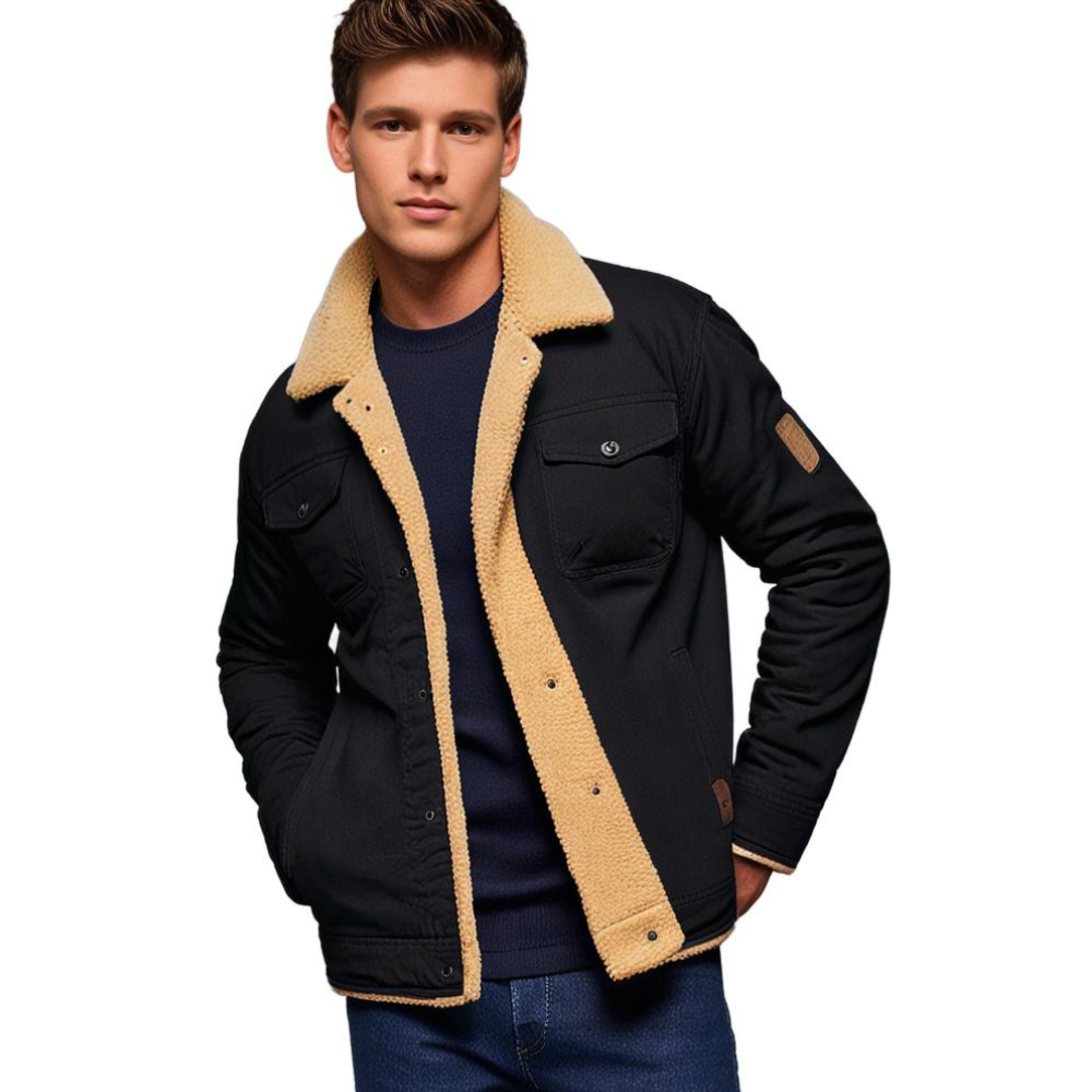 Chris - Chaqueta Bomber Vintage para Hombres