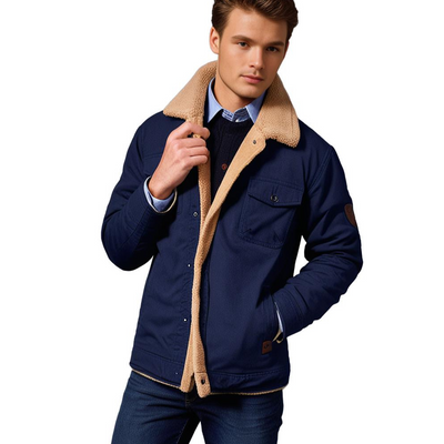 Chris - Chaqueta Bomber Vintage para Hombres