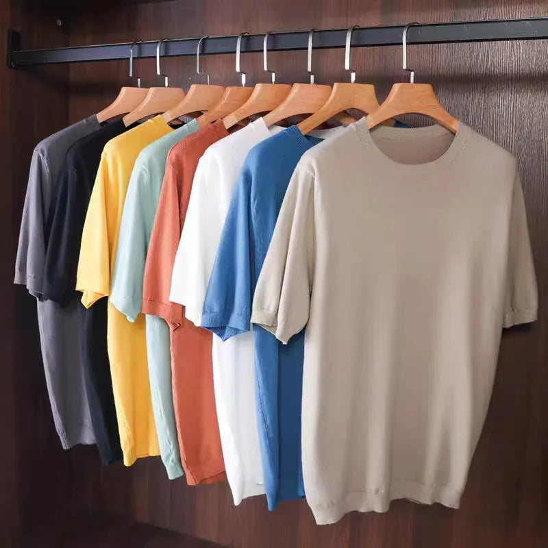 Rick - Camiseta de Cashmere Suave para Confort Todo el Día