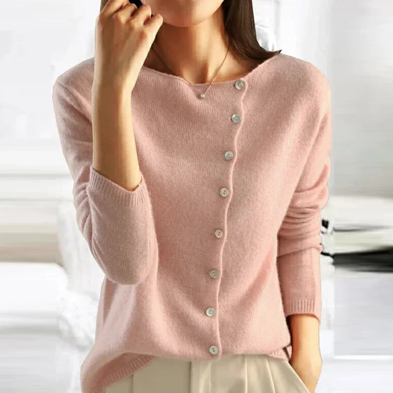 Zuri – Jersey Elegante con Botones