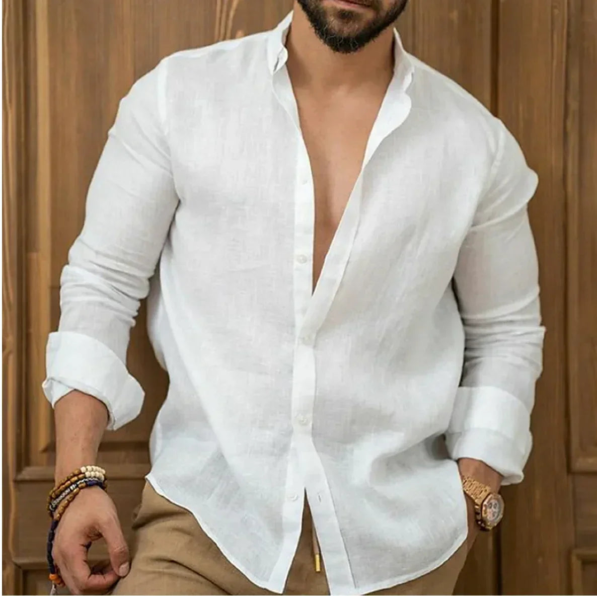 Ronnie – Camisa de Lino Transpirable