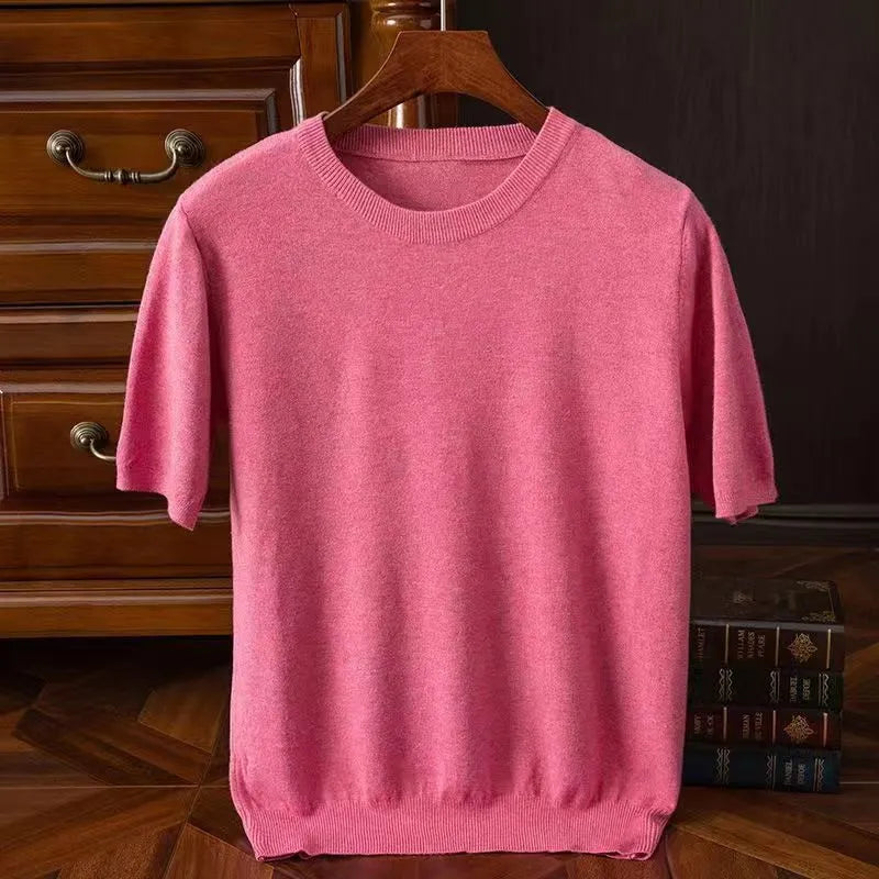 Rick - Camiseta de Cashmere Suave para Confort Todo el Día