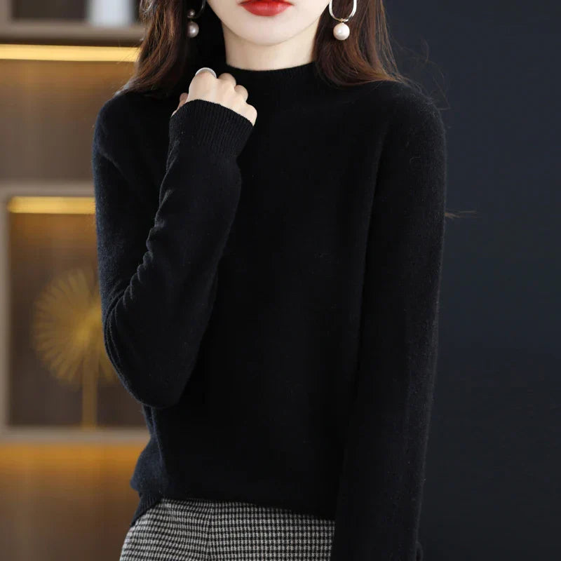 Carlotta – Pullover elegante con patrón de trenzado